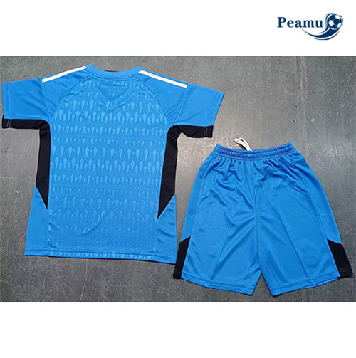 Peamu Maglia Calcio Real Madrid Bambino Goalkeeper Blu